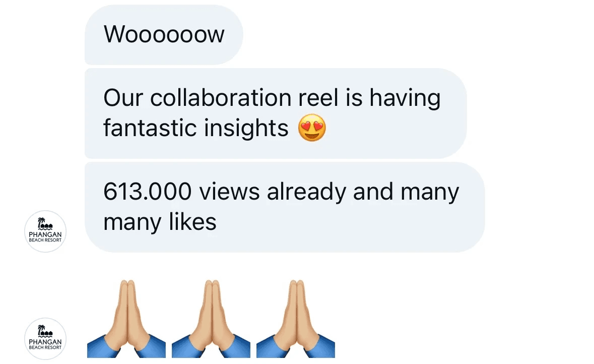 Client testimonial